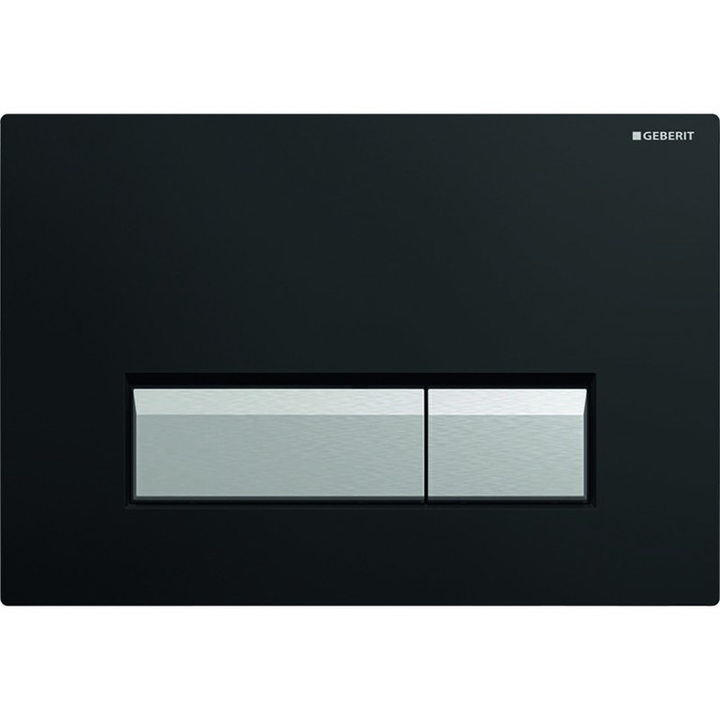 Geberit tipka Sigma40 Duofresh, crna