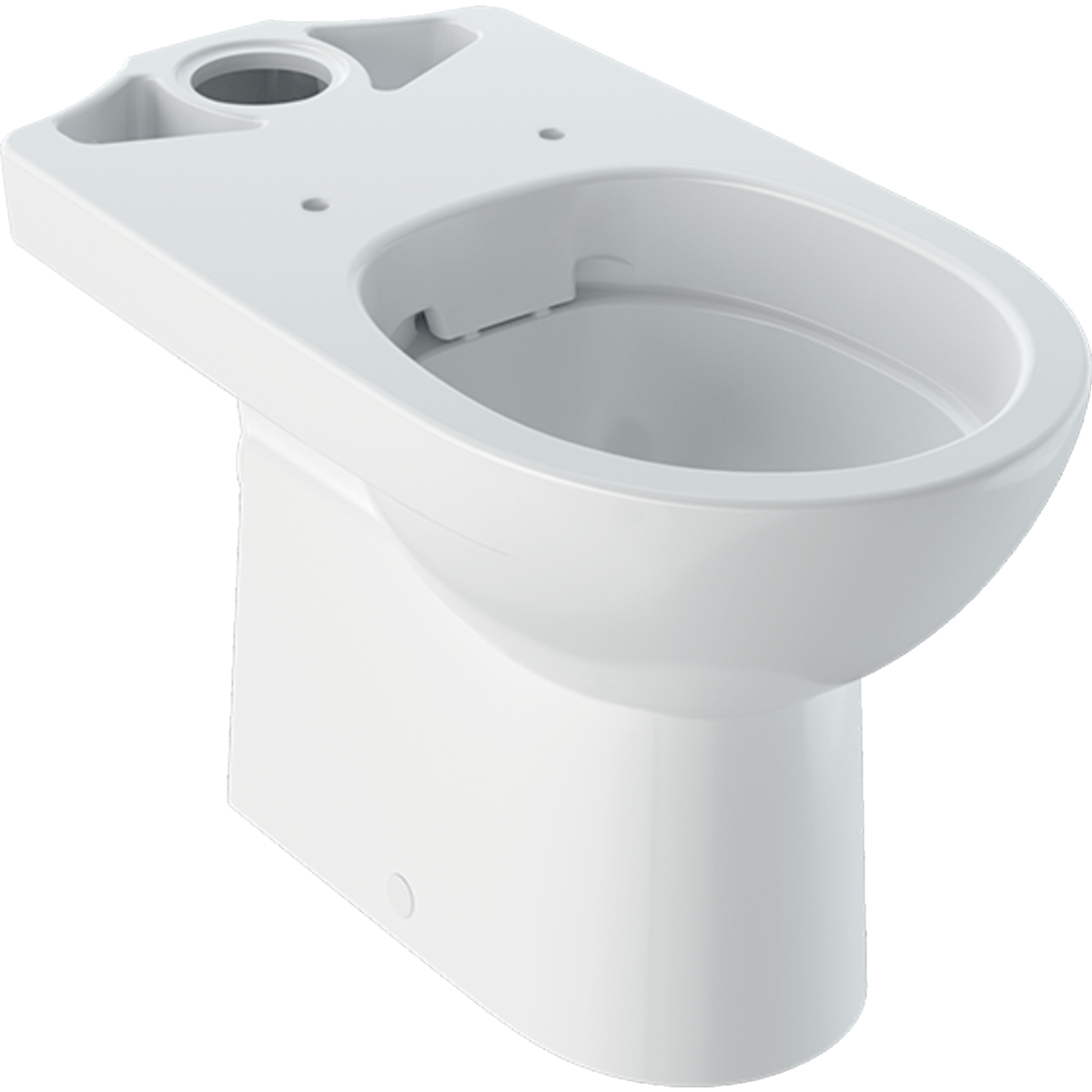 Geberit Selnova podna WC šolja za predzidni vodokotlić za monoblok, sa dubokim ispiranjem, skriveno kačenje, horizontalni odvod, Rimfree 68 cm