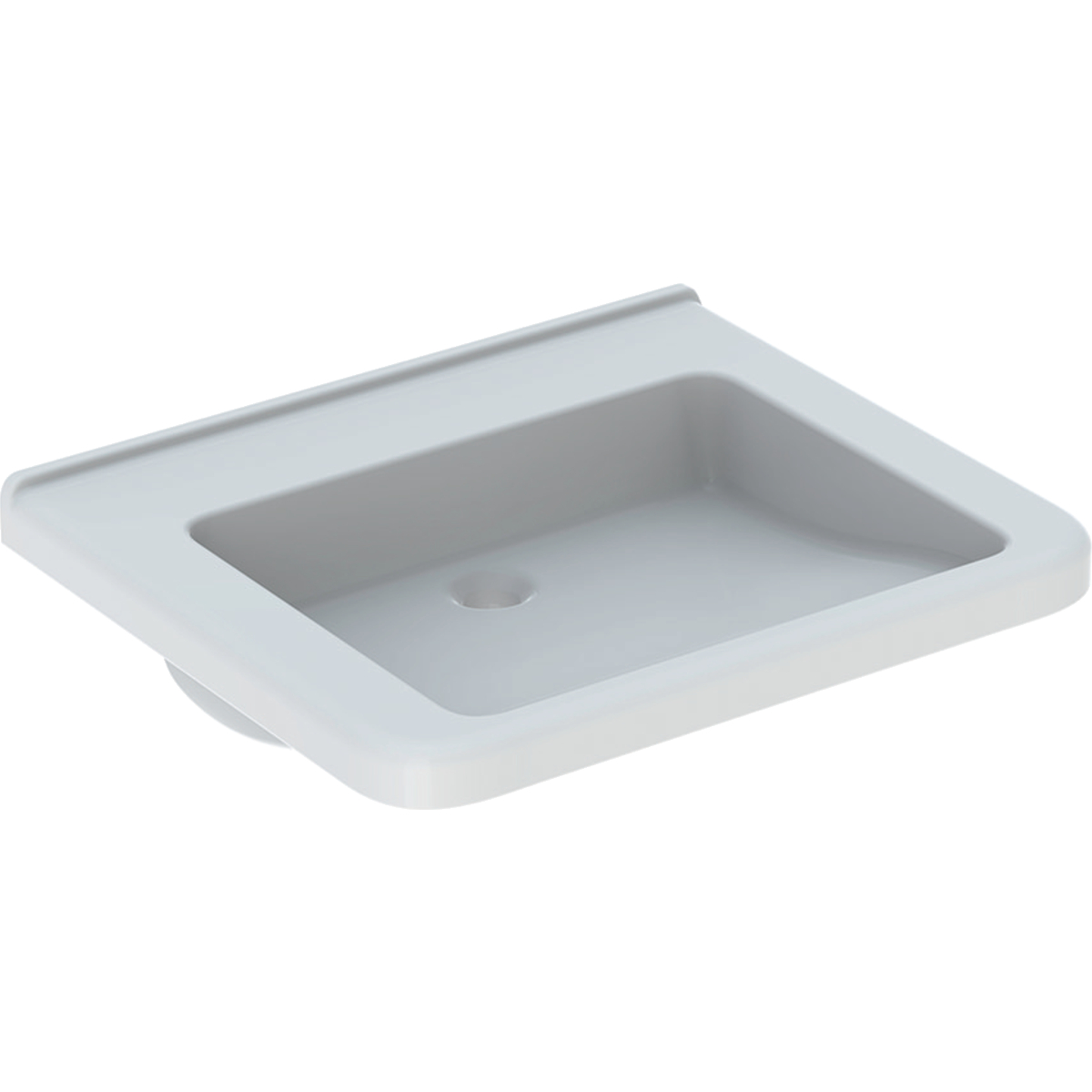 Geberit Selnova Comfort Square umivaonik za osobe sa invaliditetom, 65 cm, bez otvora slavine i preliva