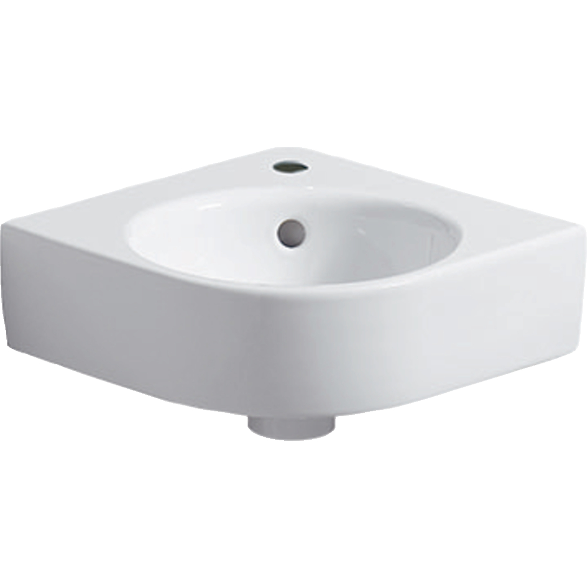 Geberit Selnova Compact ugaoni umivaonik 32x32 cm (45 cm)