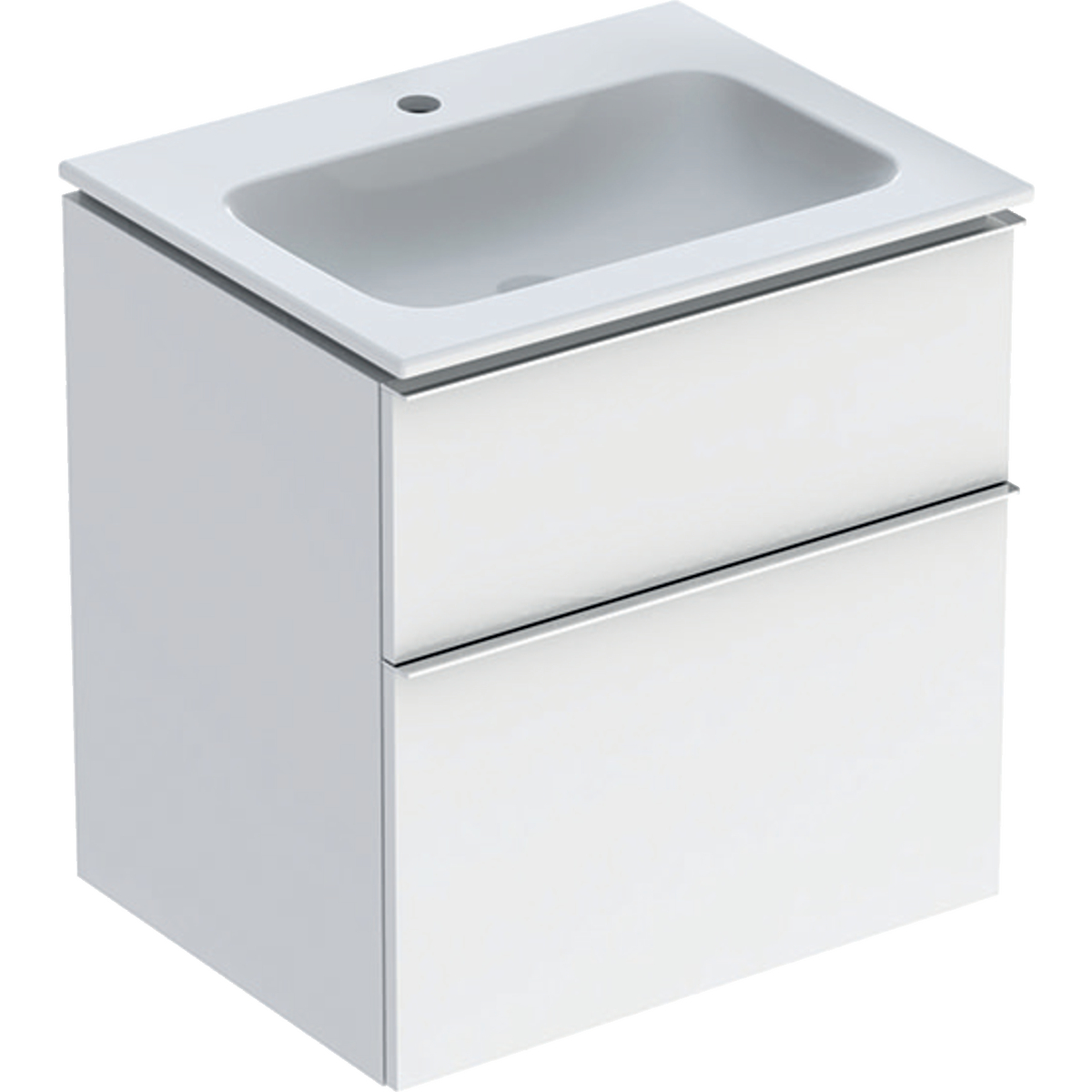 Geberit iCon komplet ugradnog umivaonika sa ormarićem, dve fioke, 60 cm