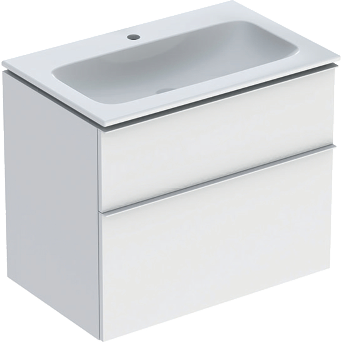 Geberit iCon komplet ugradnog umivaonika sa ormarićem, dve fioke, 60 cm
