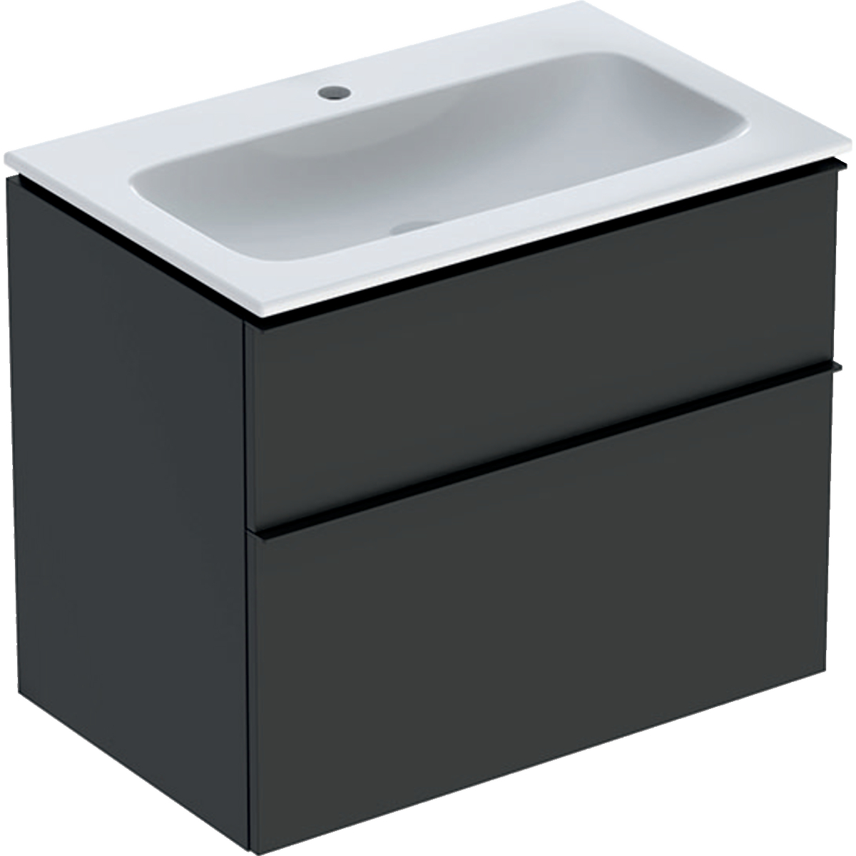 Geberit iCon komplet ugradnog umivaonika sa ormarićem, dve fioke, 60 cm