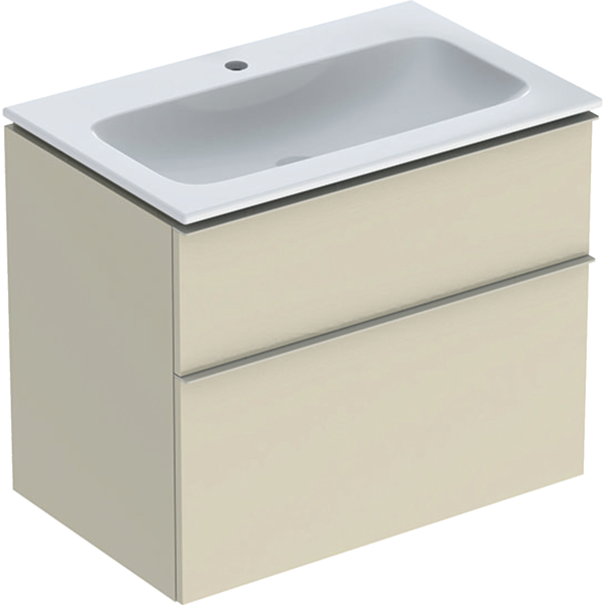 Geberit iCon komplet ugradnog umivaonika sa ormarićem, dve fioke, 60 cm