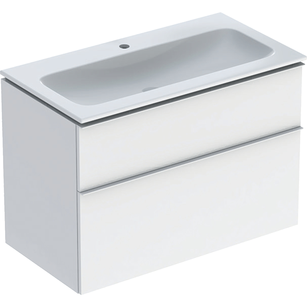 502.337.01.1 Geberit iCon komplet ugradnog umivaonika sa ormarićem, dve fioke, 60 cm