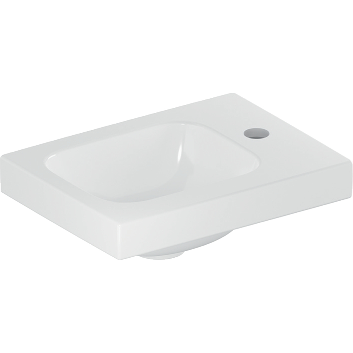 Geberit iCon Light umivaonik za pranje ruku sa površinom za odlaganje desno