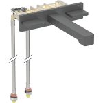 Geberit ONE armatura sa četvrtastim dizajnom, za Geberit ONE instalacioni element, mat crna