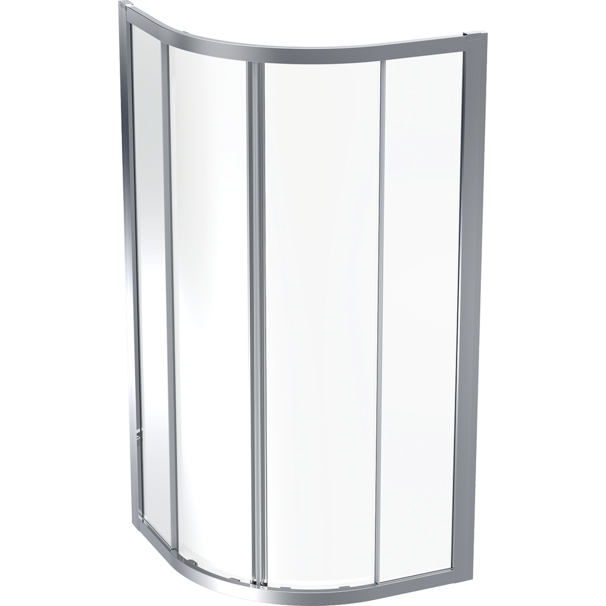 Geberit GEO polukružna tuš kabina 87.5–90 cm