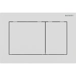 Geberit tipka za aktiviranje Omega30 dvokoličinska, mat bela / bela