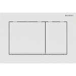 Geberit tipka za aktiviranje Omega30 dvokoličinska, bela / mat bela