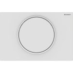 Geberit tipka Sigma10 start/stop, mat bela / bela