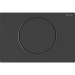 Geberit uređaj za ispiranje WC-a sa elektronskim aktiviranjem, mrežno napajanje, jednokoličinsko, Sigma10, za mehanizam za podizanje, radiotalasno, mat crna