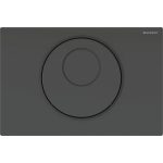 Geberit uređaj za ispiranje WC-a sa elektronskim aktiviranjem ispiranja, baterijsko napajanje, Sigma10, beskontaktno / ručno, crna/mat crna