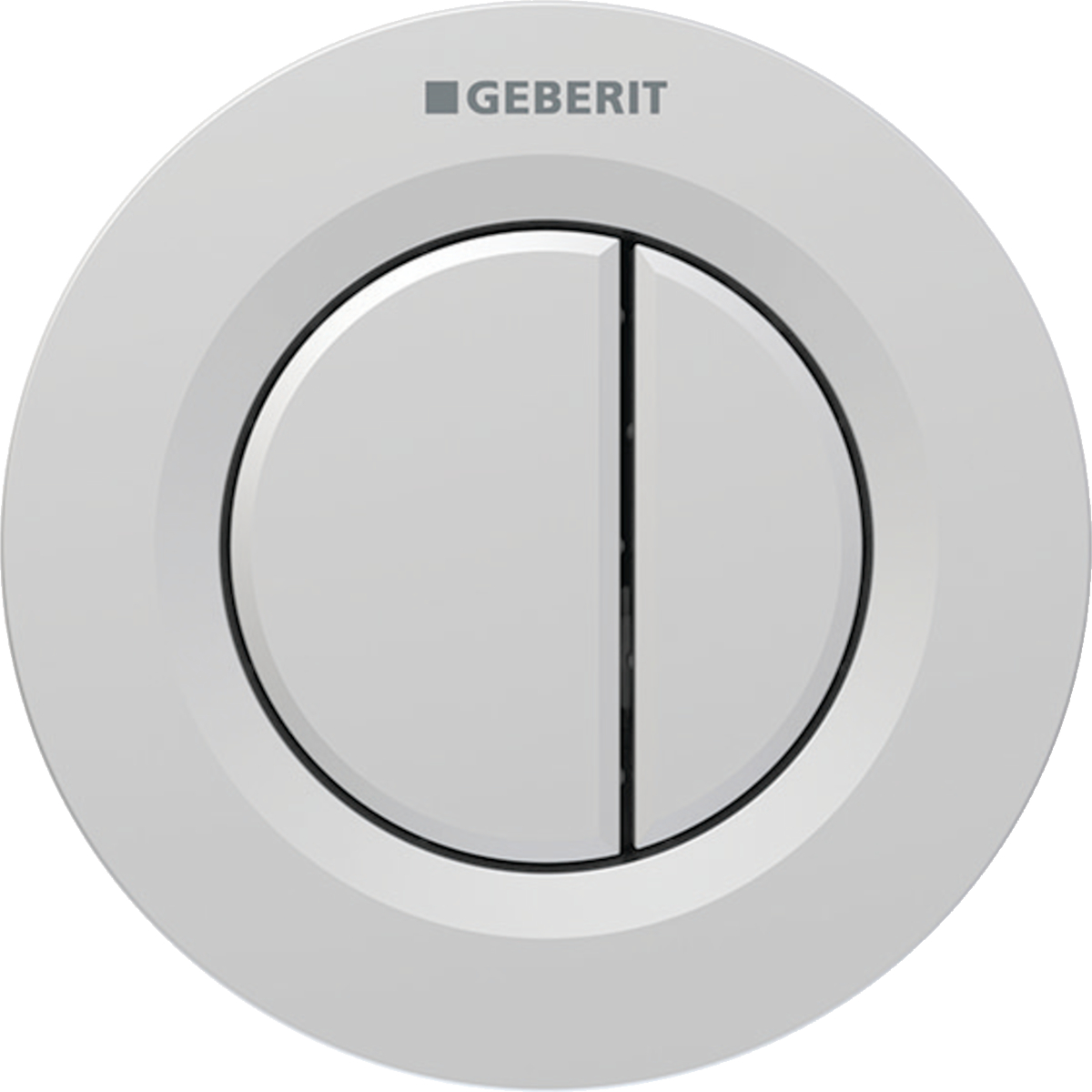 Geberit daljinsko pneumatsko aktiviranje ispiranja tip 01, dvokoličinsko, za Sigma 8 cm, dugme za ispiranje u zidu, mat hrom