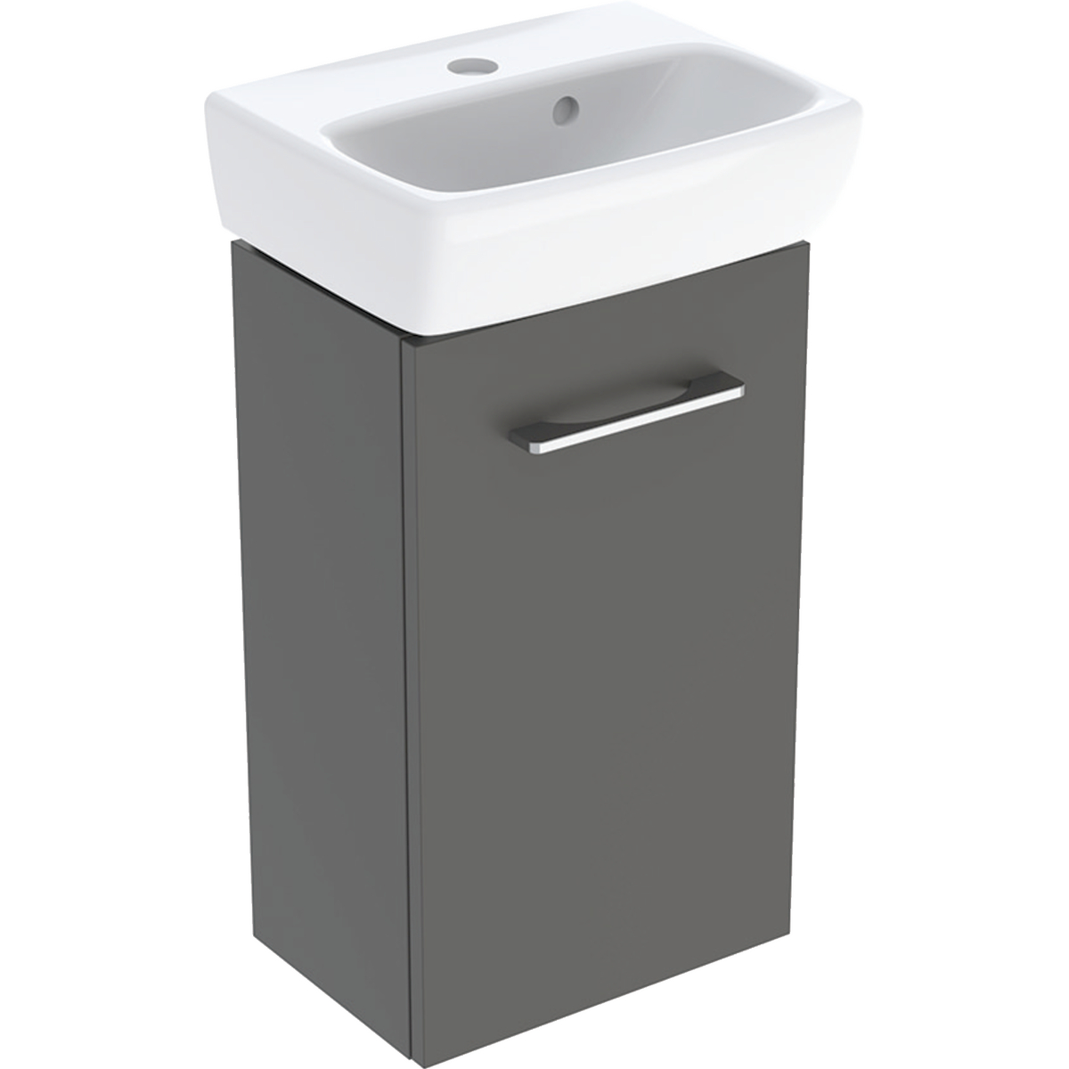 Geberit Selnova Square set umivaonika sa ormarićem, jedna vrata, 36 cm