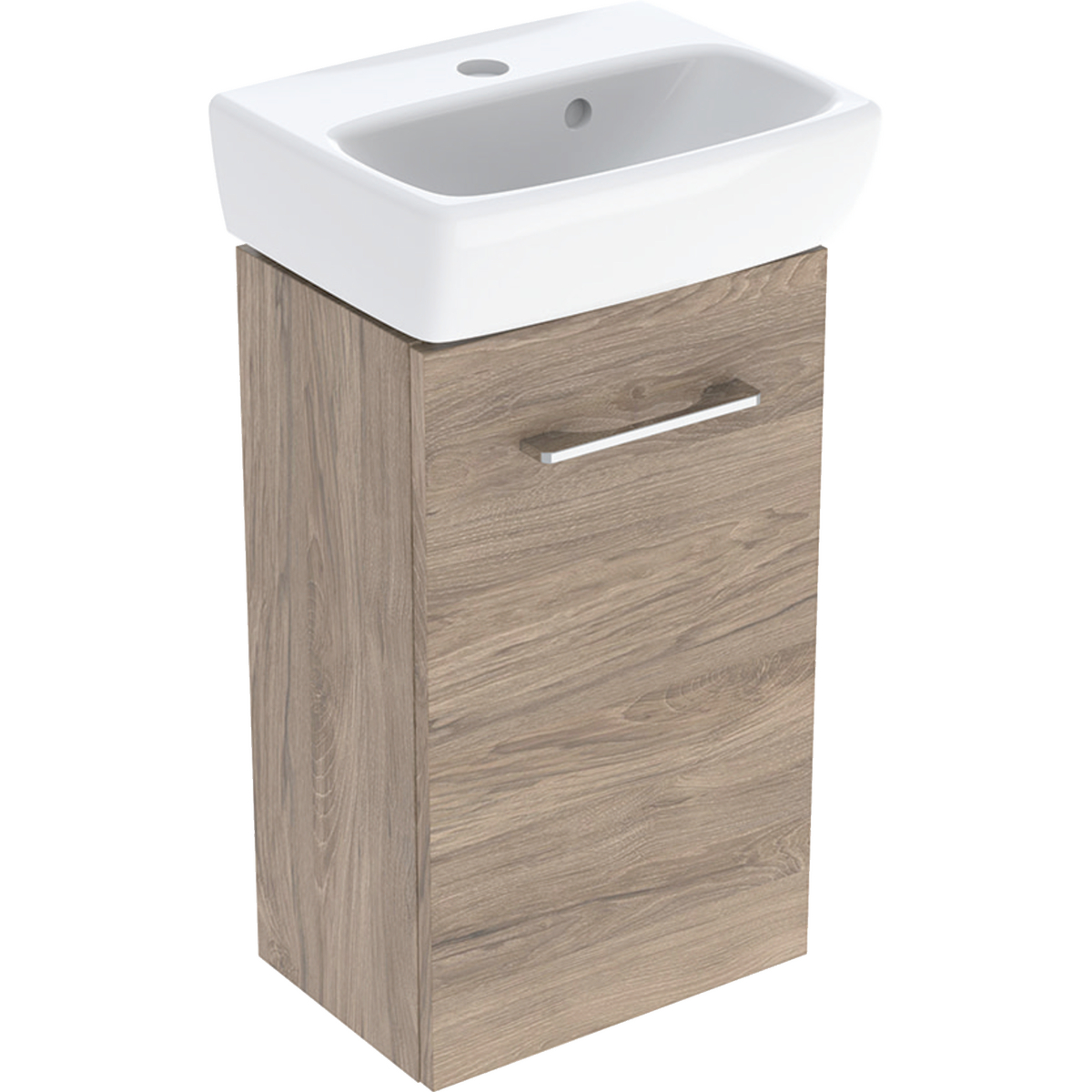 Geberit Selnova Square set umivaonika sa ormarićem, jedna vrata, 36 cm