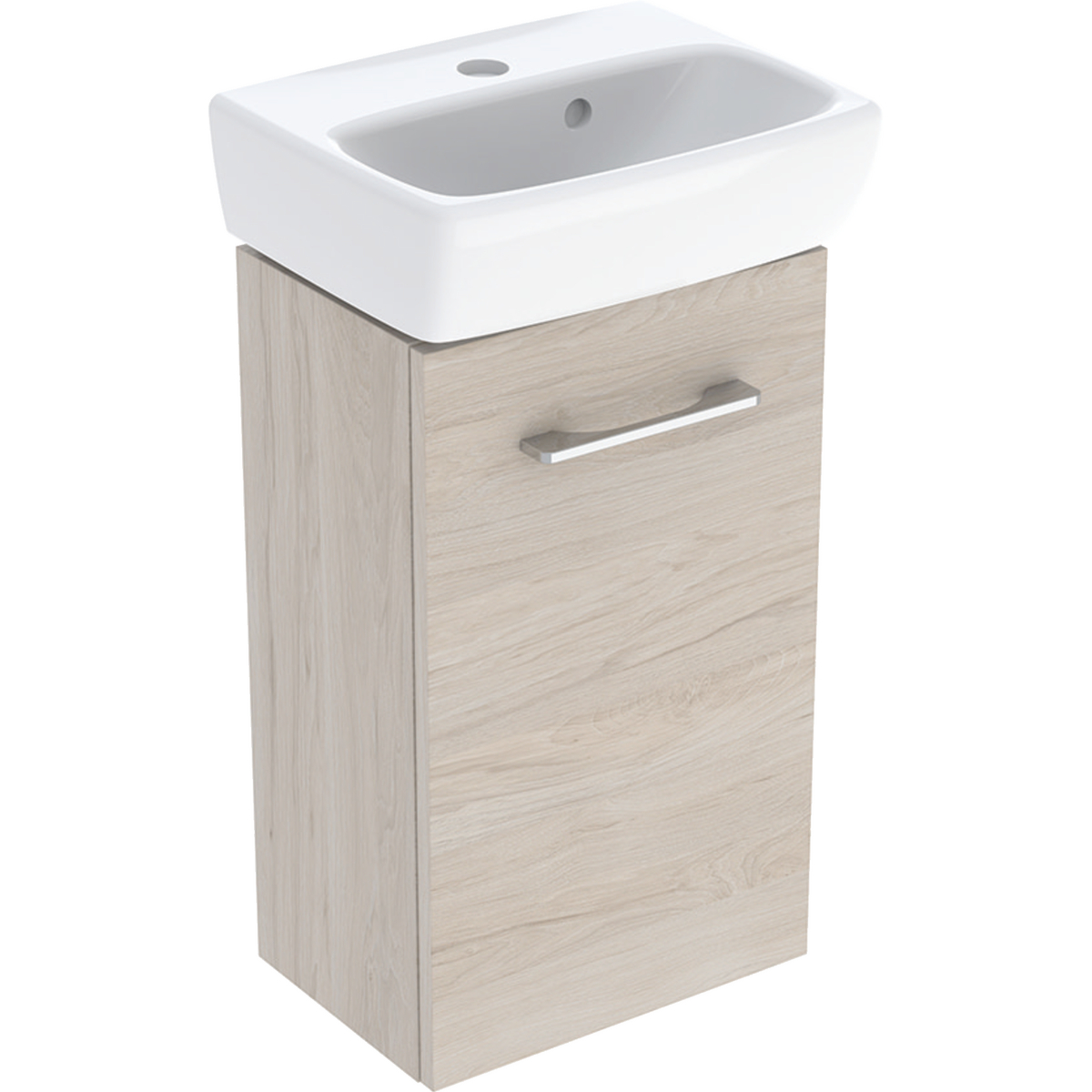 Geberit Selnova Square set umivaonika sa ormarićem, jedna vrata, 36 cm