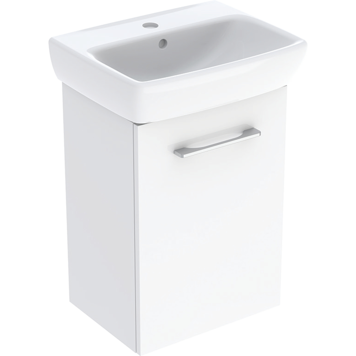 Geberit Selnova Square set umivaonika sa ormarićem, jedna vrata, 45 cm