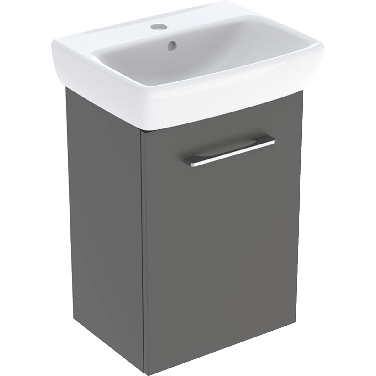 Geberit Selnova Square set umivaonika sa ormarićem, jedna vrata, 45 cm