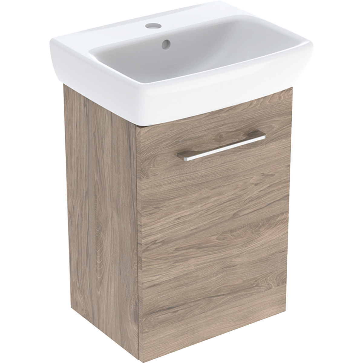Geberit Selnova Square set umivaonika sa ormarićem, jedna vrata, 45 cm