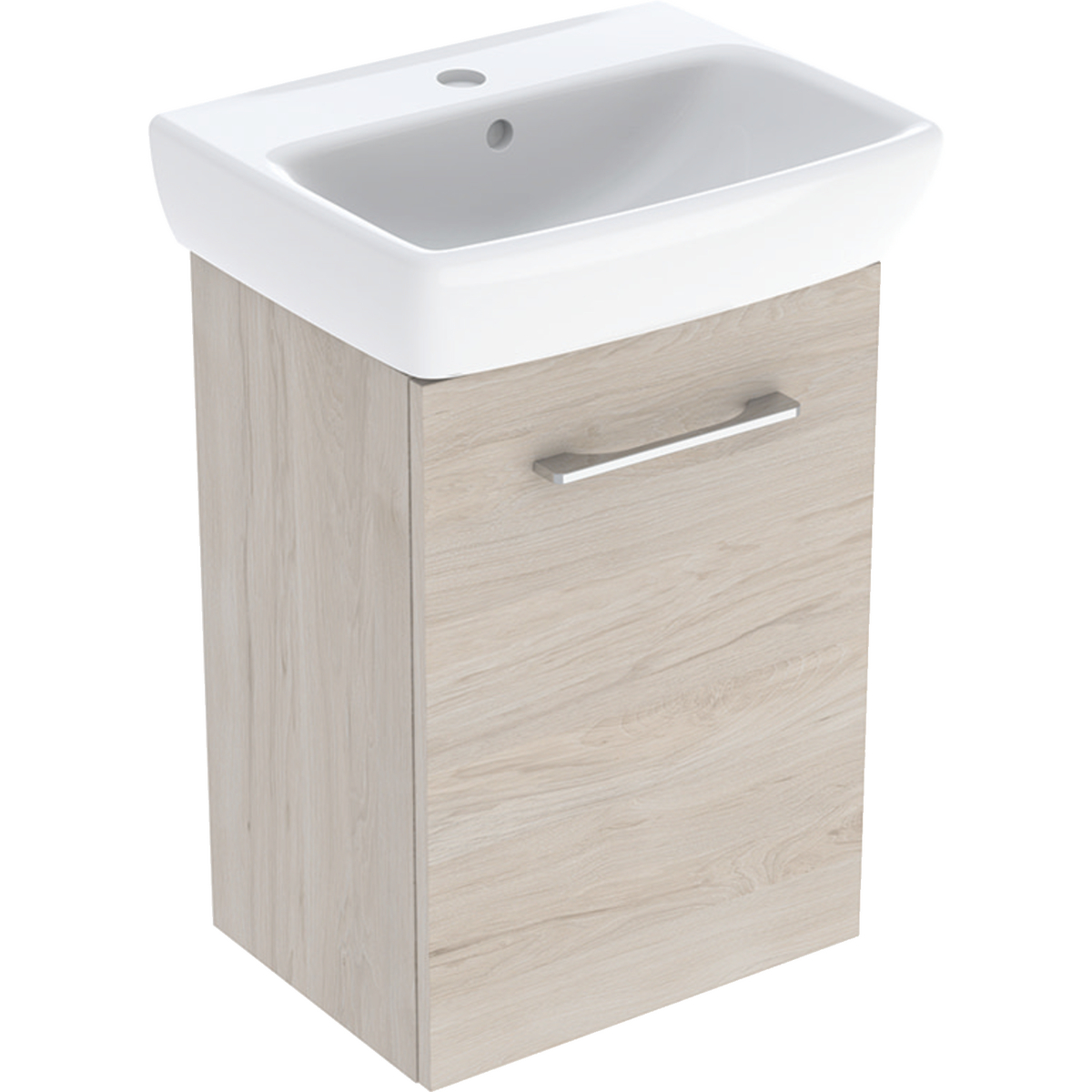Geberit Selnova Square set umivaonika sa ormarićem, jedna vrata, 45 cm