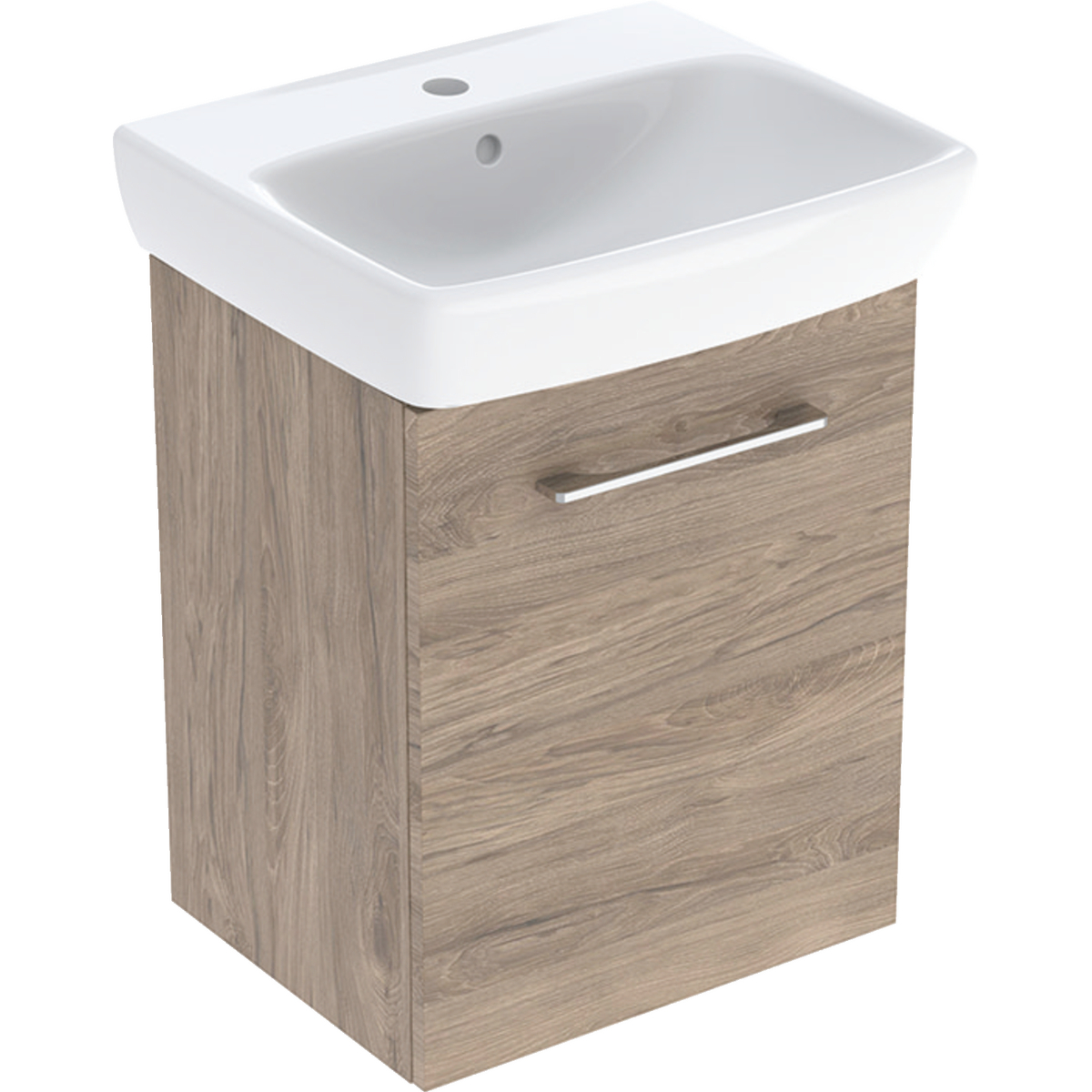 Geberit Selnova Square set umivaonika sa ormarićem, jedna vrata, 50 cm