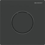 Geberit uređaj za ispiranje pisoara sa pneumatskim aktiviranjem ispiranja, tip 10, mat crna