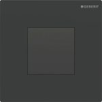 Geberit uređaj za upravljanje pisoarom sa elektronskim aktiviranjem ispiranja, baterijsko napajanje, tip 30, mat crna