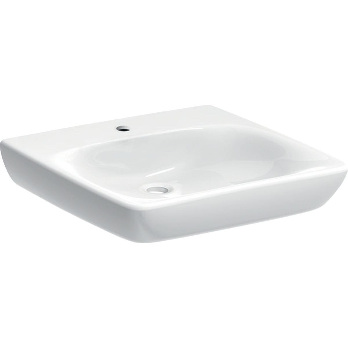 Geberit Selnova Comfort umivaonik za osobe sa invaliditetom 60x55 cm, bez otvora slavine i preliva