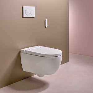 Geberit AquaClean Alba tuš WC komplet, konzolna WC šolja, bela / KeraTect (146.350.01.1).