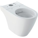 Geberit iCon podna WC šolja za predzidni vodokotlić za monoblok, skriveno kačenje, Rimfree, 63.5 cm (200460000).