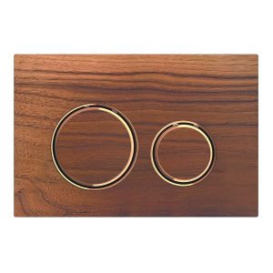 Geberit tipke Sigma50, okrugle, crvenozlatna boja metala (ex Sigma21)