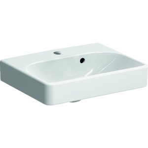 Geberit Smyle Square umivaonik, asimetrični preliv