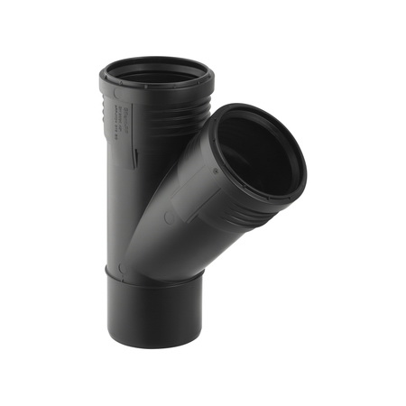 Geberit Silent-PP račva 45° fi160/110 sa natičnim krajevima (390.751.14.1)