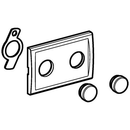 Geberit Mepla poklopac sa ručicom za start/stop (612.432.46.1)