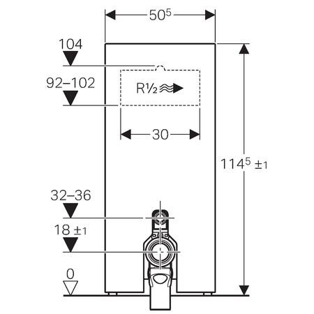 00353134.jpg_product_product_product Monolith Geberit sanitarni modul za podnu šolju, H 114 cm (131.033.SJ.1)