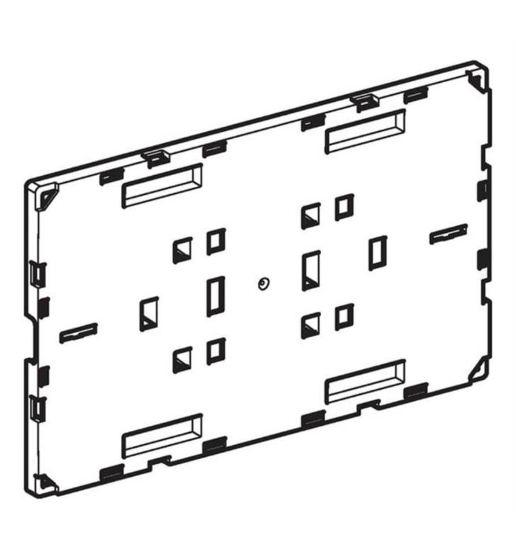 Noseća ploča, za Geberit pokrivnu ploču Omega, ravna sa zidom