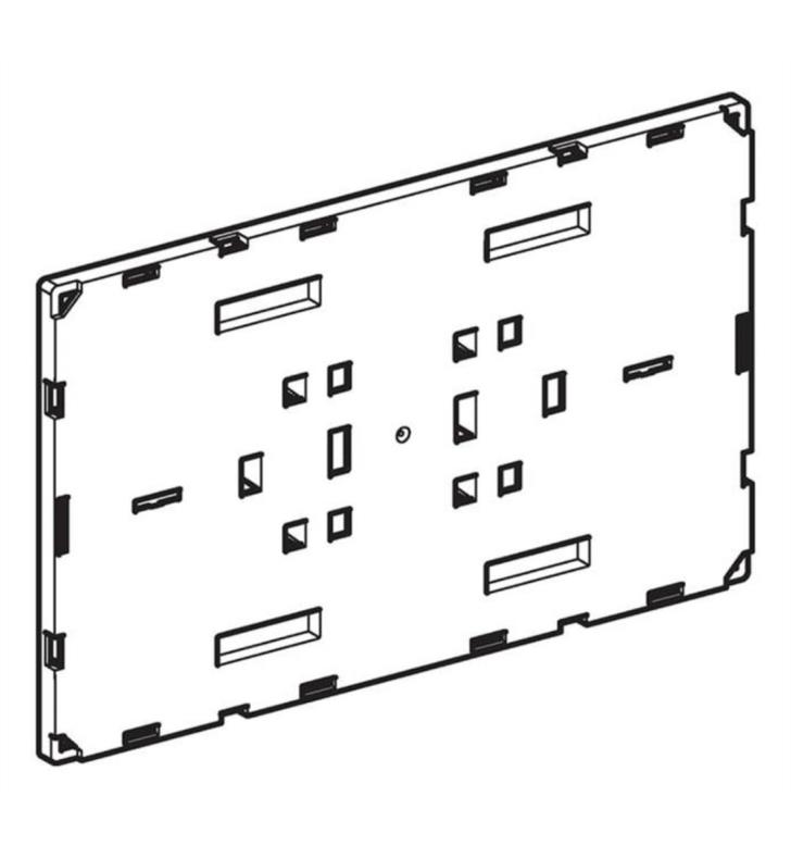 Noseća ploča, za Geberit pokrivnu ploču Sigma, ravna sa zidom
