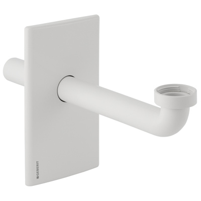 Geberit set za finu montažu ugradnog zidnog sifona za lavabo sa pokrivnom PVC pločom belo