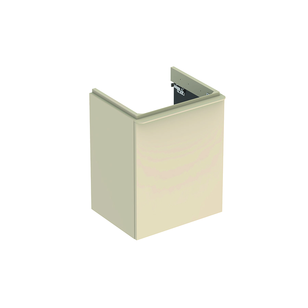 Geberit Smyle Square ormarić za umivaonik, sa jednim vratima 49.2 cm, otvaranje u levu stranu