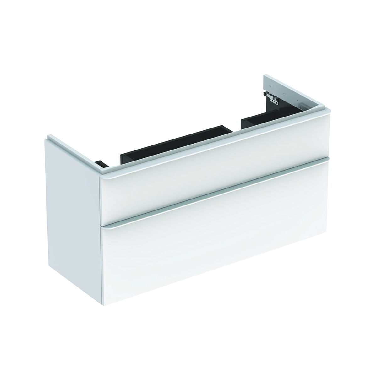 Geberit Smyle Square ormarić za dupli umivaonik, sa dve fioke 118.4 cm