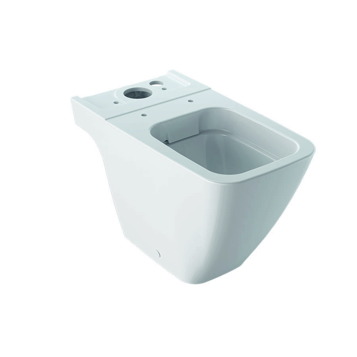 Geberit iCon Square podna WC šolja za predzidni vodokotlić za monoblok, sa dubokim ispiranjem, skriveno kačenje, višesmerni odvod, Rimfree 63,5 cm
