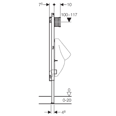 bocna_sema_Geberit_Duofix_element_za_pisoar_H112_130cm_univerzalni_sa_upravljanjem_pisoarom_Basic Bočna šema Geberit Duofix element za pisoar H112–130cm univerzalni sa upravljanjem pisoarom Basic (111.695.46.5)
