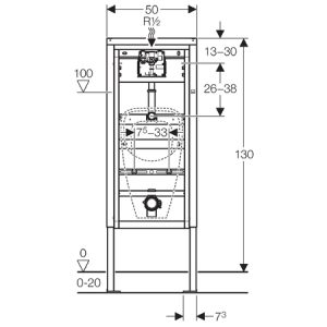 prednja_sema_Geberit_Duofix_element_za_pisoar_H112_130cm_univerzalni_sa_upravljanjem_pisoarom_Basic