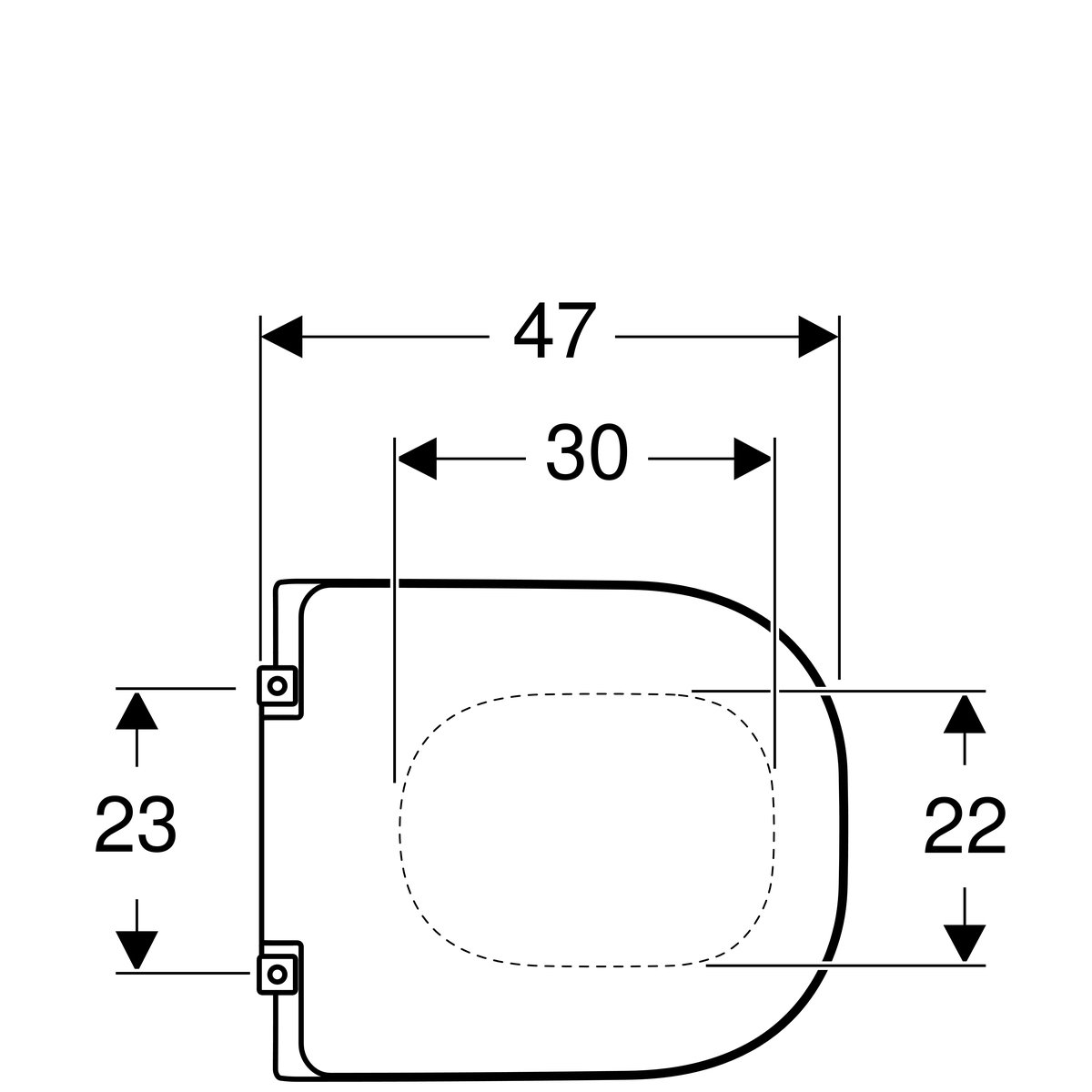 DAS_1194333_20191111_172022.jpg_product Geberit Selnova Comfort Square WC sedište, za osobe sa invaliditetom, četvrtasti dizajn, pričvršćenje sa donje strane