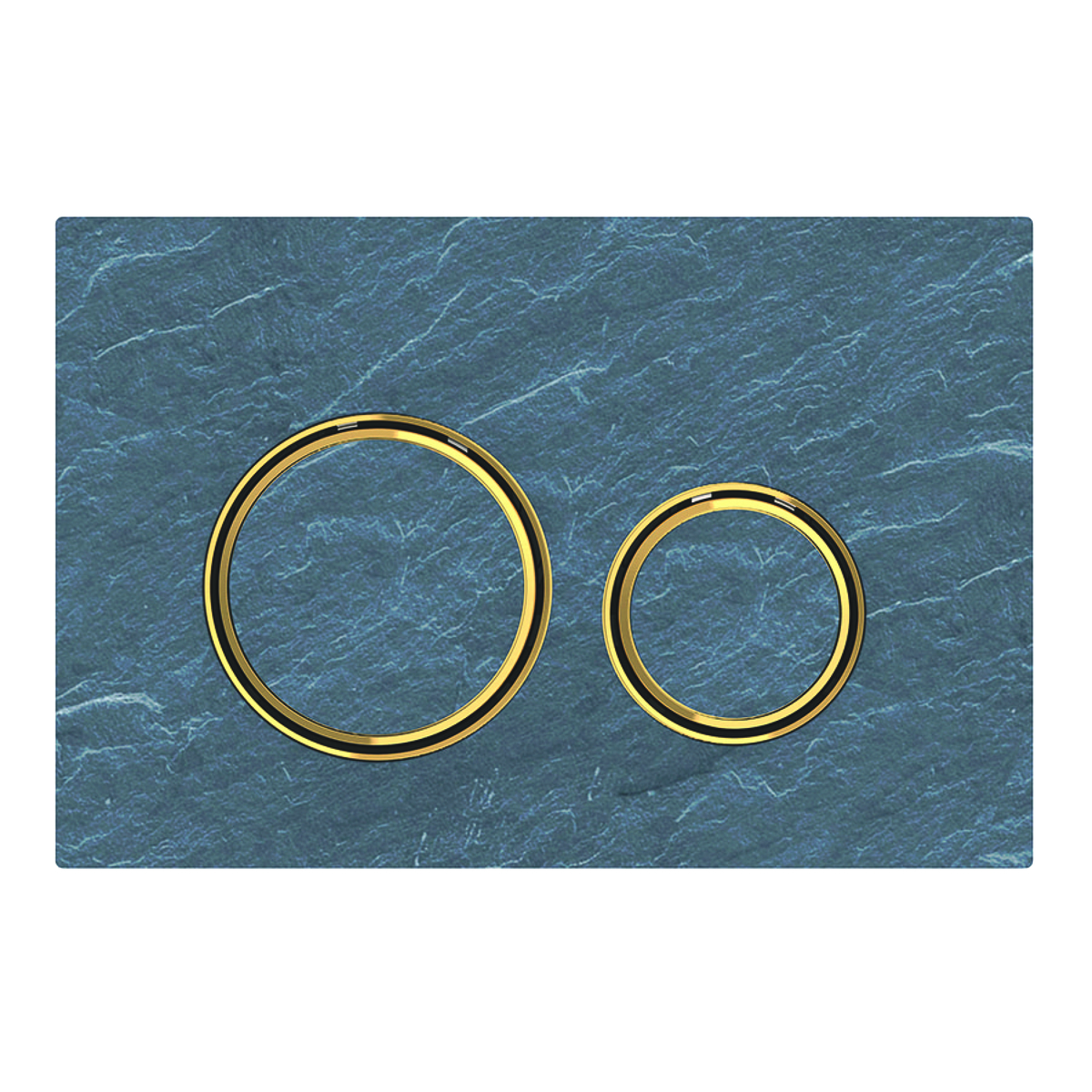 Geberit tipka za aktiviranje Sigma21, za dvokoličinsko ispiranje, boja metala mesing, mustang škriljac