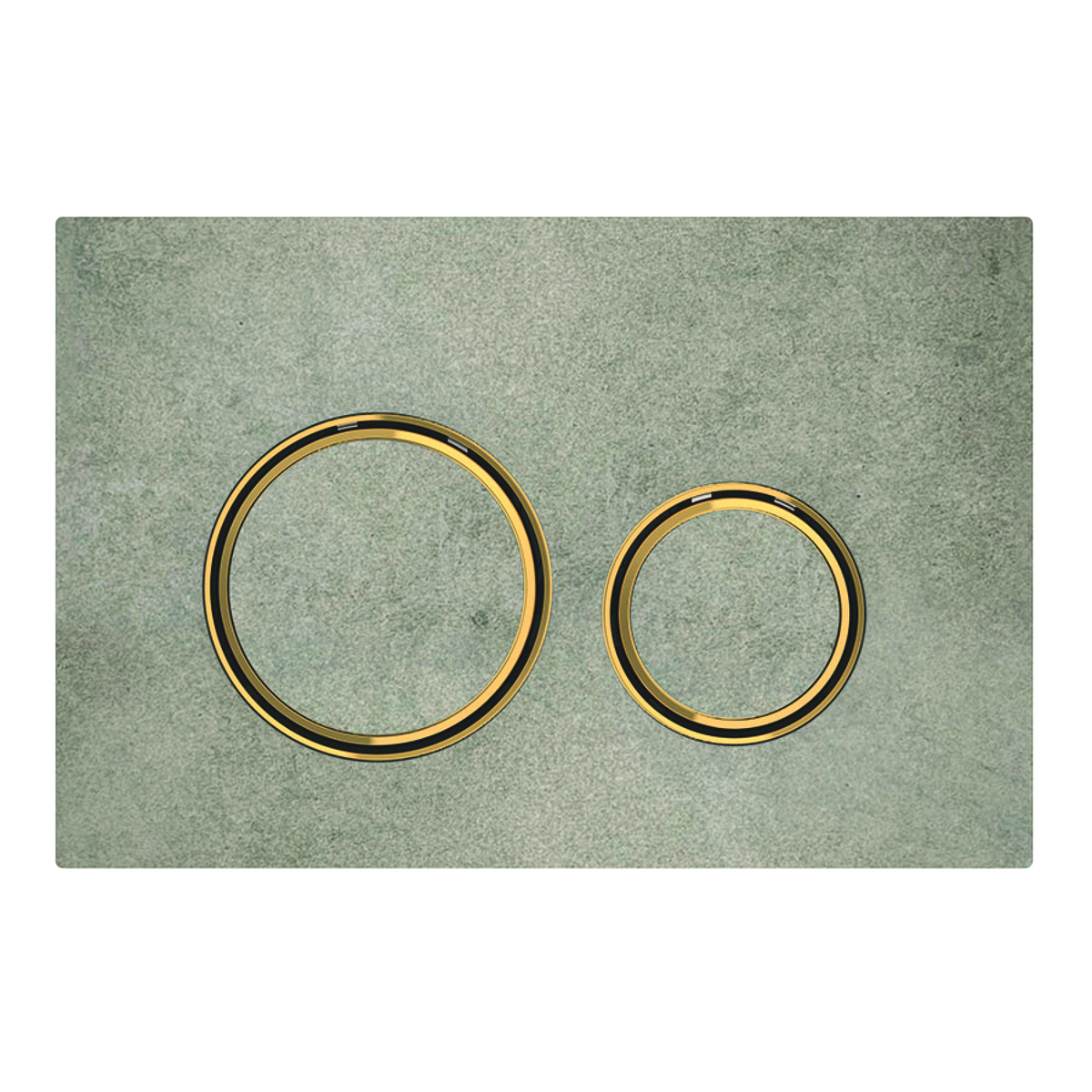 Geberit tipka za aktiviranje Sigma21, za dvokoličinsko ispiranje, boja metala mesing, optika betona