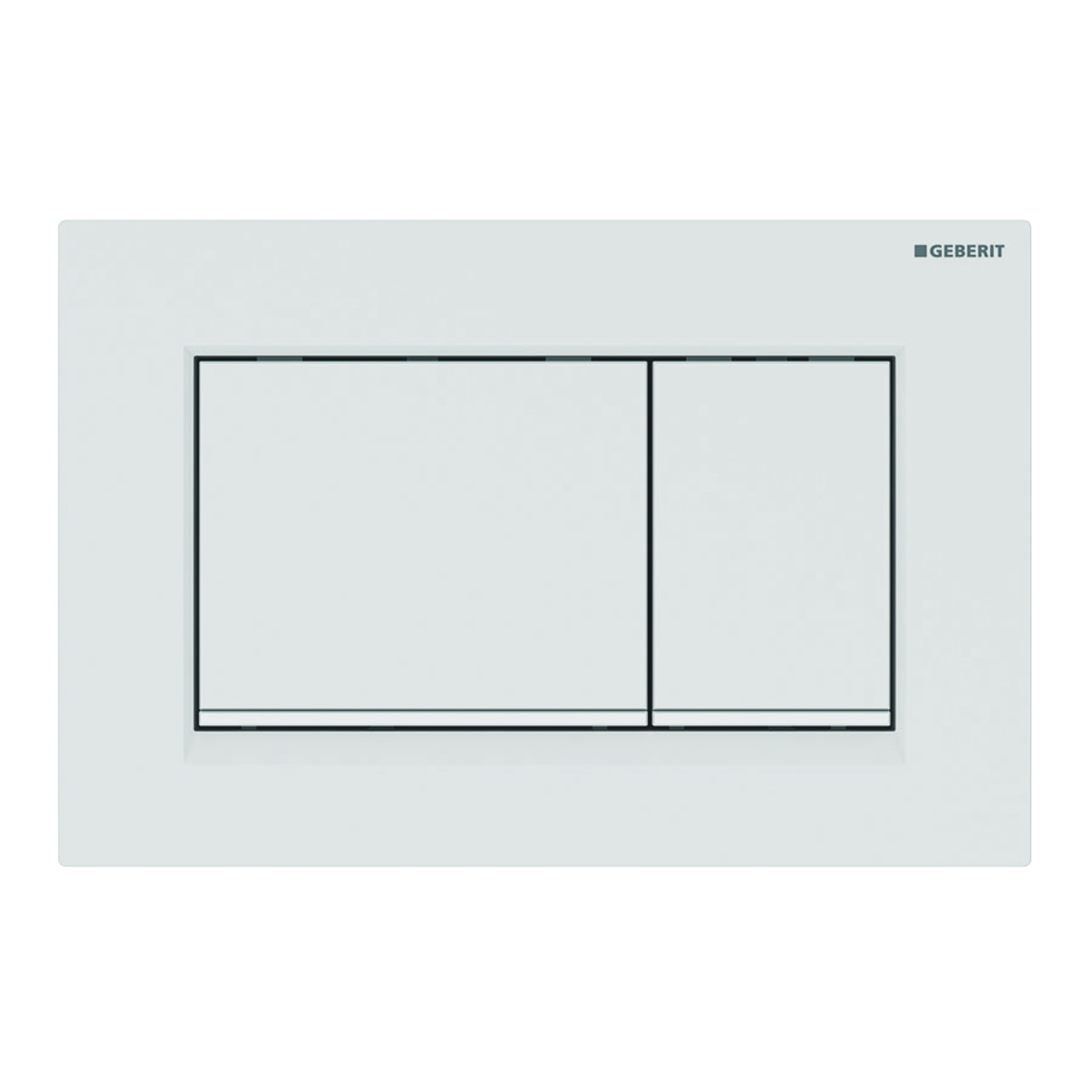 Geberit tipka za aktiviranje Sigma30, za dvokoličinsko ispiranje bela mat  / bela
