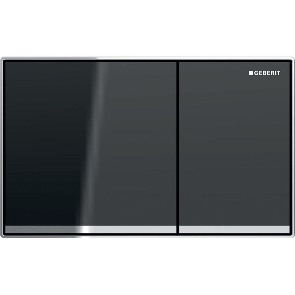 Geberit tipka za aktiviranje Sigma60, dvokoličinska, lava staklo (115.640.JK.1)