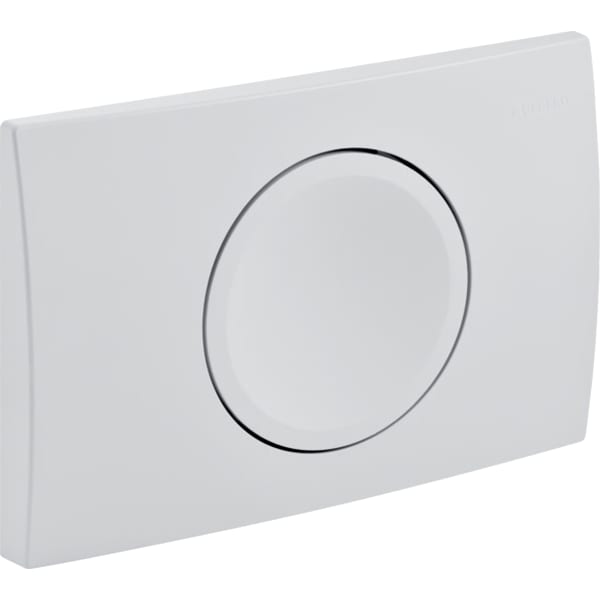 Geberit tipka za aktiviranje Delta15, za dvokoličinsko ispiranje, alpsko bela
